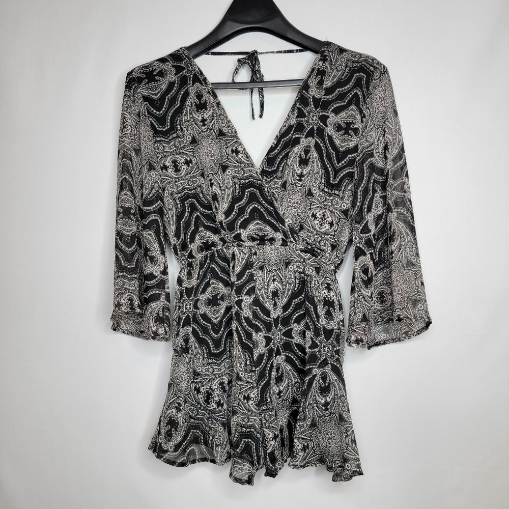 BAND OF GYPSIES Boho Paisley Romper